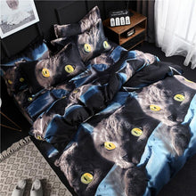 Load image into Gallery viewer, New Design 3D Cat Printing Bedclothes Bedding Decor Winter Comfortable Bedding Sets