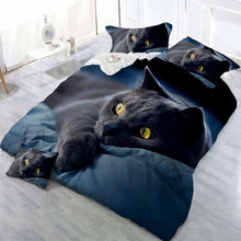 Load image into Gallery viewer, New Design 3D Cat Printing Bedclothes Bedding Decor Winter Comfortable Bedding Sets