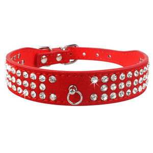 CHIC Rhinestone Pet Collar [GIVE YOUR DOG OR CAT SOME BLING]