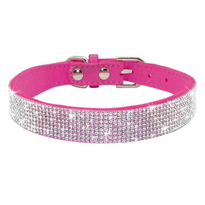 CHIC Rhinestone Pet Collar [GIVE YOUR DOG OR CAT SOME BLING]