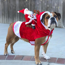 Load image into Gallery viewer, Santa Dog costume