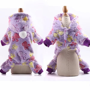 Pet Winter Warm Fleece Hoodies