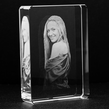 Load image into Gallery viewer, Timeless &amp; Elegant Photo-Engraved Crystal - Design Your Own!