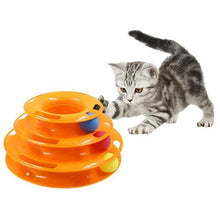 Load image into Gallery viewer, Cat Interactive Tower Of Track Balls