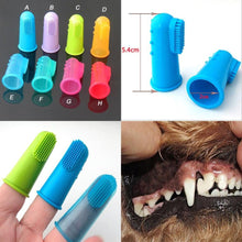 Load image into Gallery viewer, Super Soft Pet Finger Toothbrush Teddy Dog Brush Bad Breath Tartar Teeth Tool T117