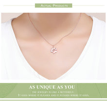 Load image into Gallery viewer, Rose Gold, Silver Animal Footprints Paw Necklaces