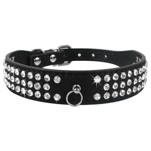 CHIC Rhinestone Pet Collar [GIVE YOUR DOG OR CAT SOME BLING]