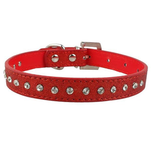 CHIC Rhinestone Pet Collar [GIVE YOUR DOG OR CAT SOME BLING]