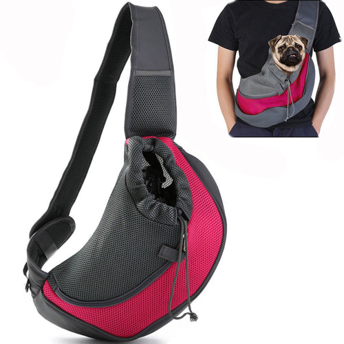 Pet sling carrier for small cats and dogs