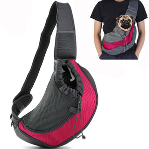 Pet sling carrier for small cats and dogs