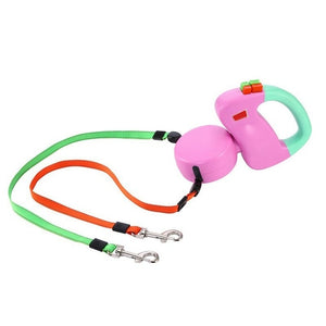 Dual Retractable Pet Dog Leash