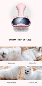 New Pet Dog Cat Hair Removal Brush Space Cat Stainless Steel Dog Comb Grooming Tools Hair Shedding Trimmer Comb for Dogs Cats