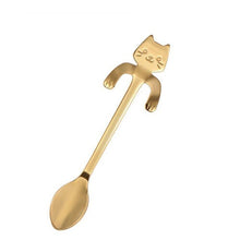 Load image into Gallery viewer, Luxury Cat design Coffee &amp; Tea-spoon