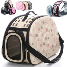 Load image into Gallery viewer, Travel Dog Carrier Bags Puppy Cat Carrying Outdoor Bag Small Pet Portable Handbag Bag Soft Dog Kennel Products Transparent Bag