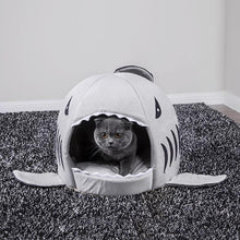 Load image into Gallery viewer, Shark Cat Bed